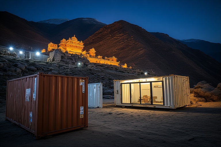 High-quality MS Containers and Portable Cabins built for Uttarakhand's mountain climate